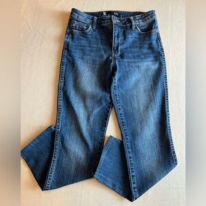 Kut from the Kloth Women's Medium Blue Straight-Leg Jeans Sz 2